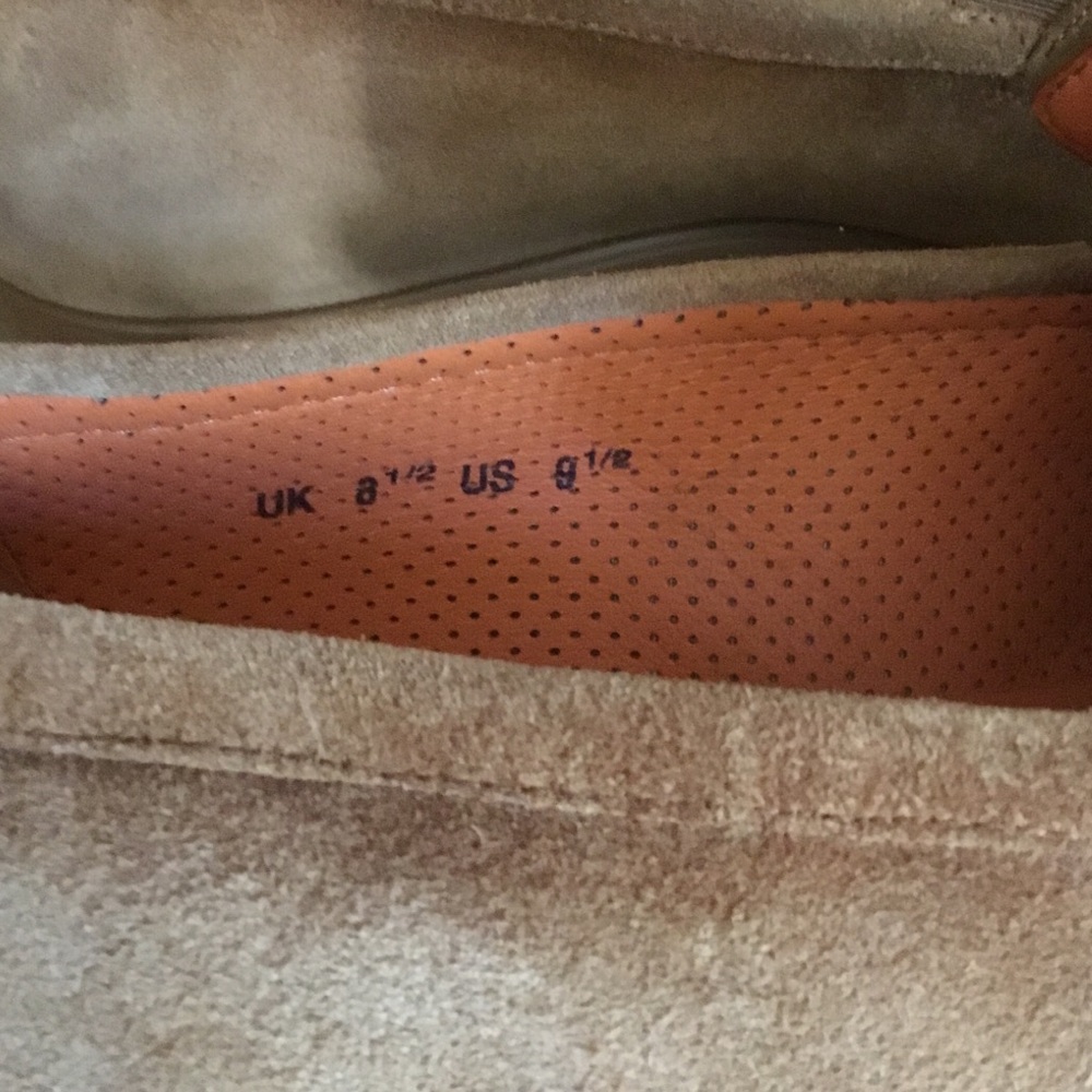 Santoni Easy Sand Suede Slip On Loafers - Picture 4 of 14